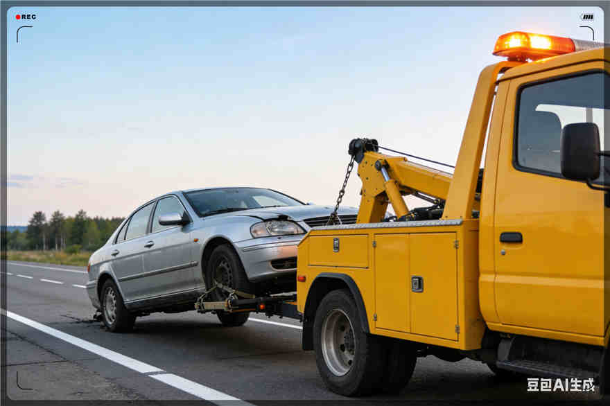 秀洲区拖车救援电话【案例】